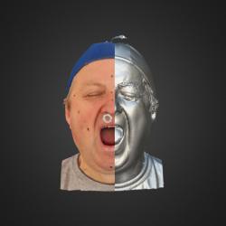3D head scan of emotions and phonemes - Vaclav